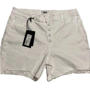 PAIGE White Jean Shorts for Women
